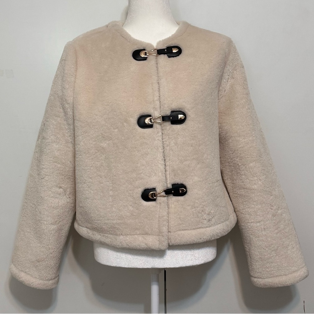 ZARA Double-Faced Toggle Jacket | NWOT | Size Large